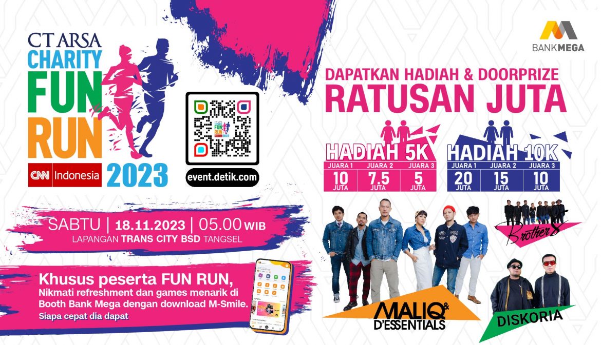 Berolahraga & Berdonasi di CT Arsa Charity Fun Run 2023!