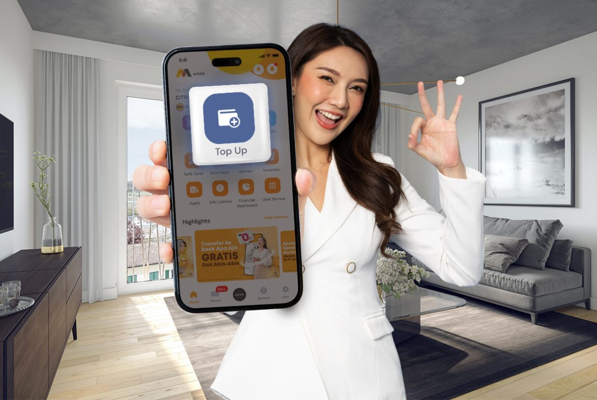 Cara Top Up GoPay Menggunakan M-Smile