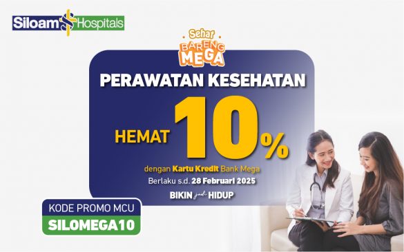 promo siloam hospital dengan kartu kredit Bank Mega