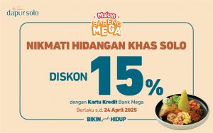 Dapur Solo Diskon 15%