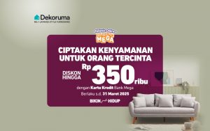 Dekoruma Diskon hingga Rp350 ribu