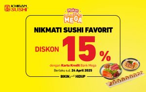 Ichiban Sushi Diskon 15%