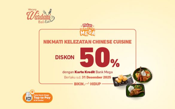 promo warung wardani dengan kartu kredit bank mega 2025