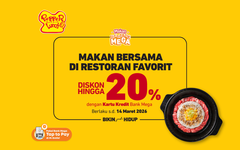 Pepper Lunch - Diskon hingga 20%