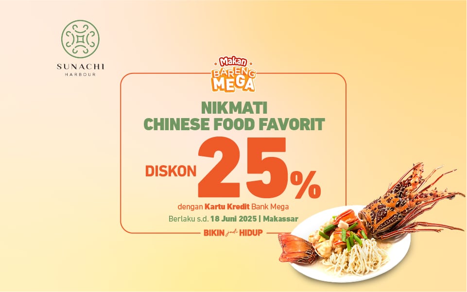 Sunachi Harbour promo dengan kartu kredit Bank Mega