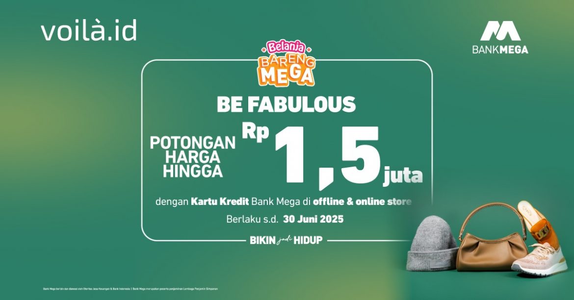 promo voila dengan kartu kredit Bank Mega