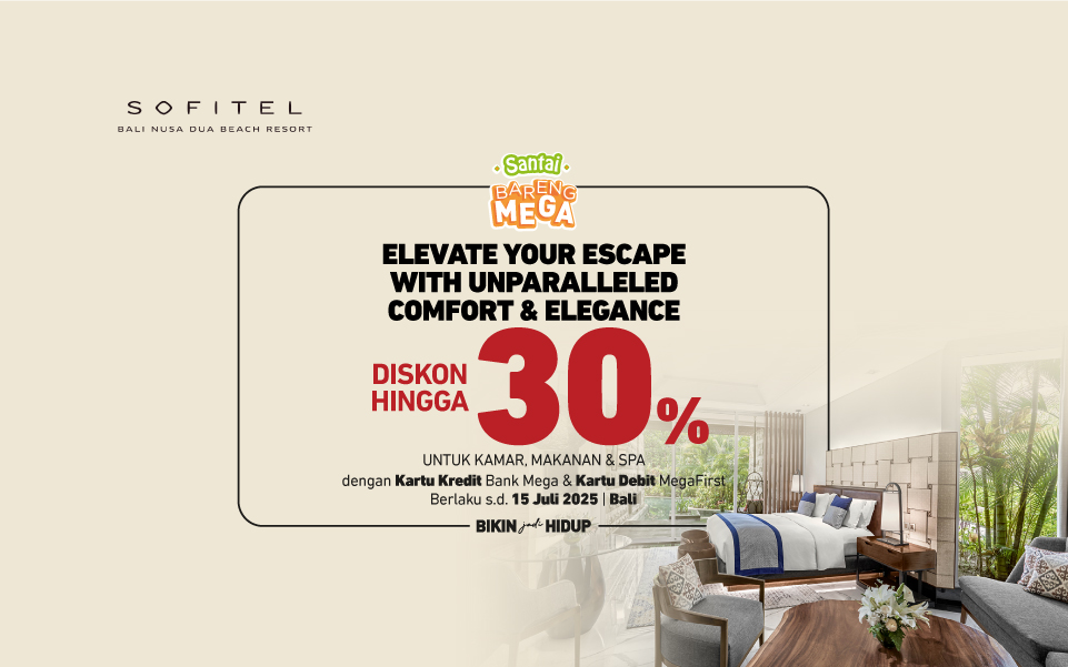 Sofitel Bali Nusa Dua Beach Resort Diskon hingga 30%