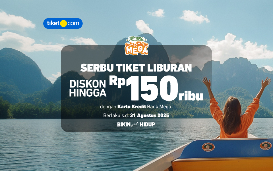 Tiket.com - Diskon hingga Rp150 ribu