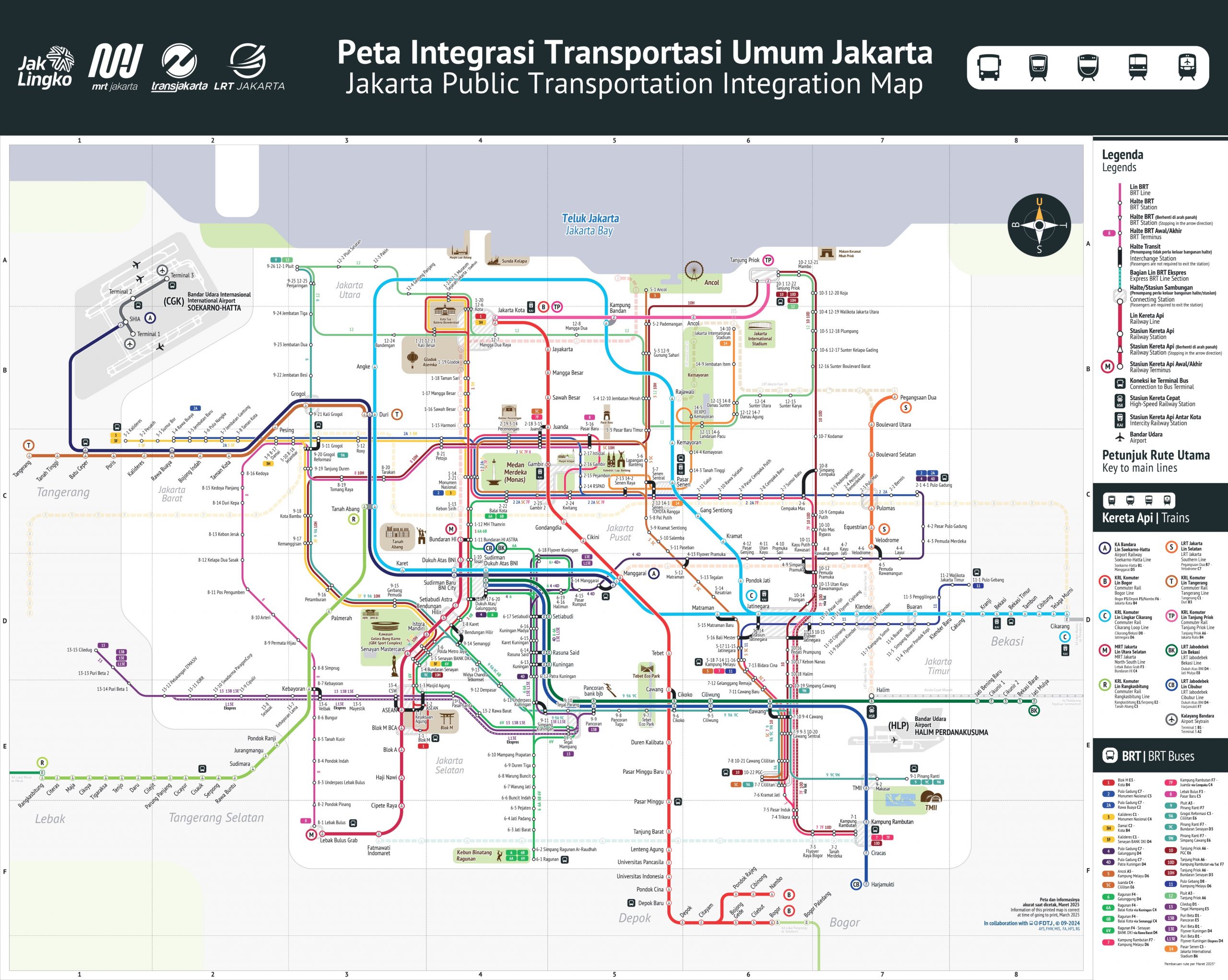 peta integrasi transjakarta