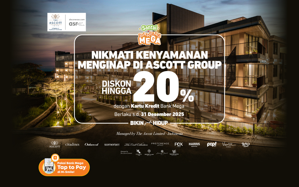 Ascott Group - Diskon hingga 20%
