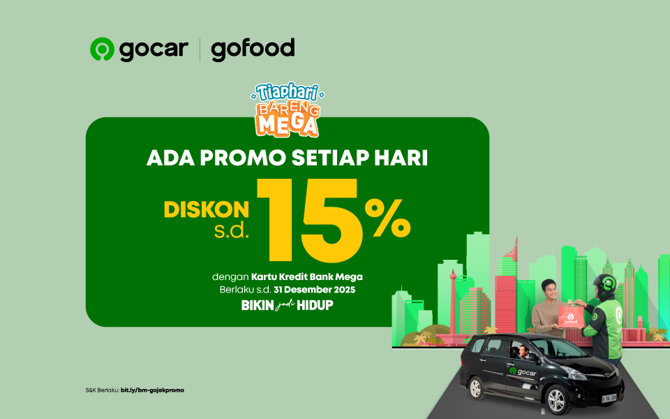 Gojek - Diskon s.d. 15%
