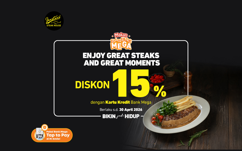 Justus Steakhouse - Diskon 15%