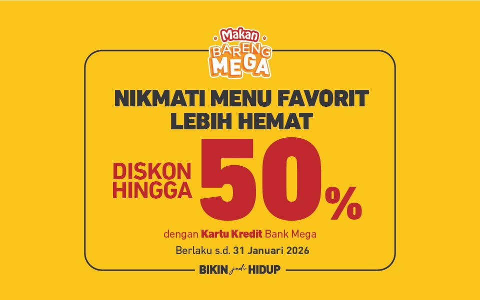 MAKAN BARENG MEGA DISKON HINGGA 50% - TRANS STUDIO MALL MAKASSAR