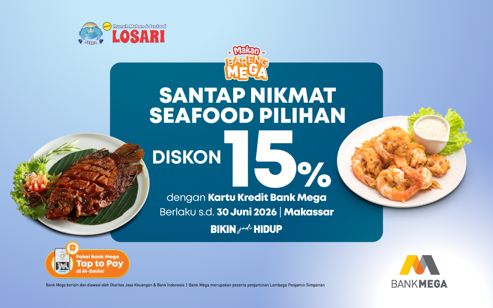 Rumah Makan & Seafood Losari Makassar - Diskon 15%