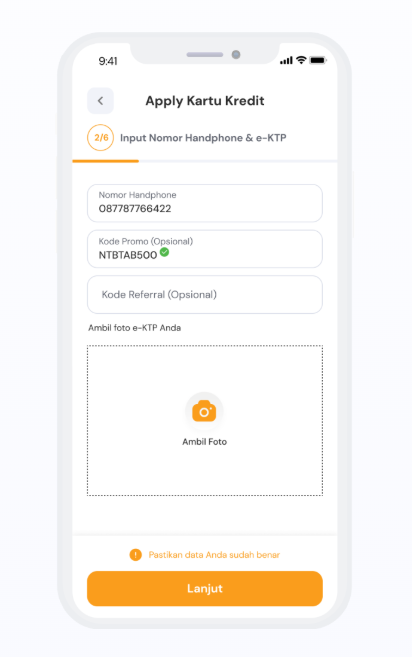 Isi Data & Upload Dokumen
