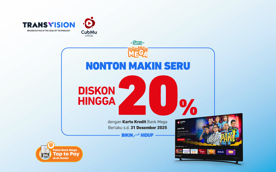 Transvision - Diskon Hingga 20%