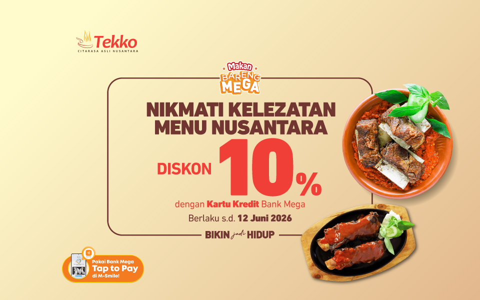 Warung Tekko - Diskon 10%
