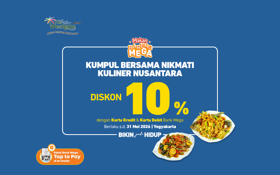 Westlake Resto Yogyakarta - Diskon 10%