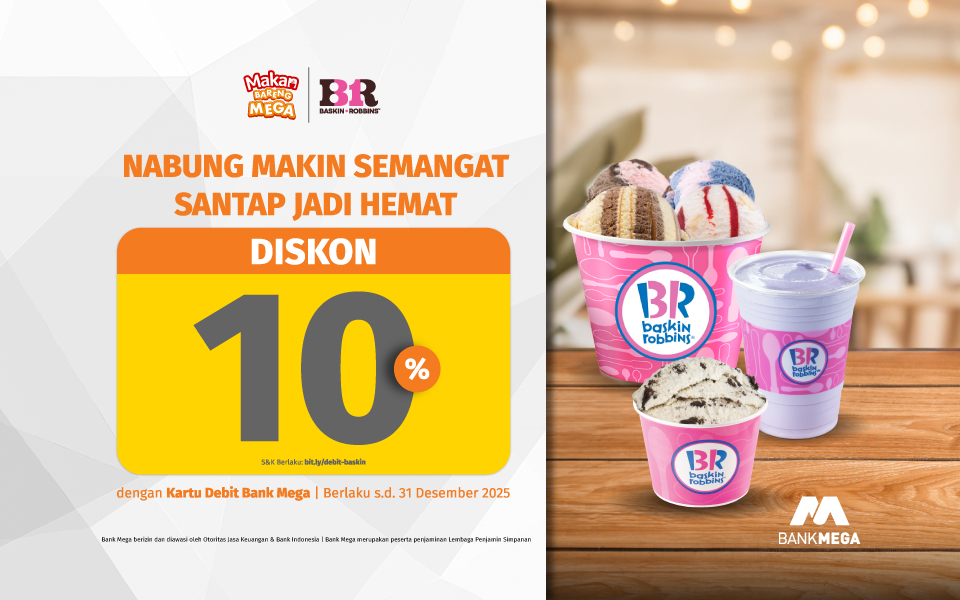 Diskon 10% di Baskin Robins