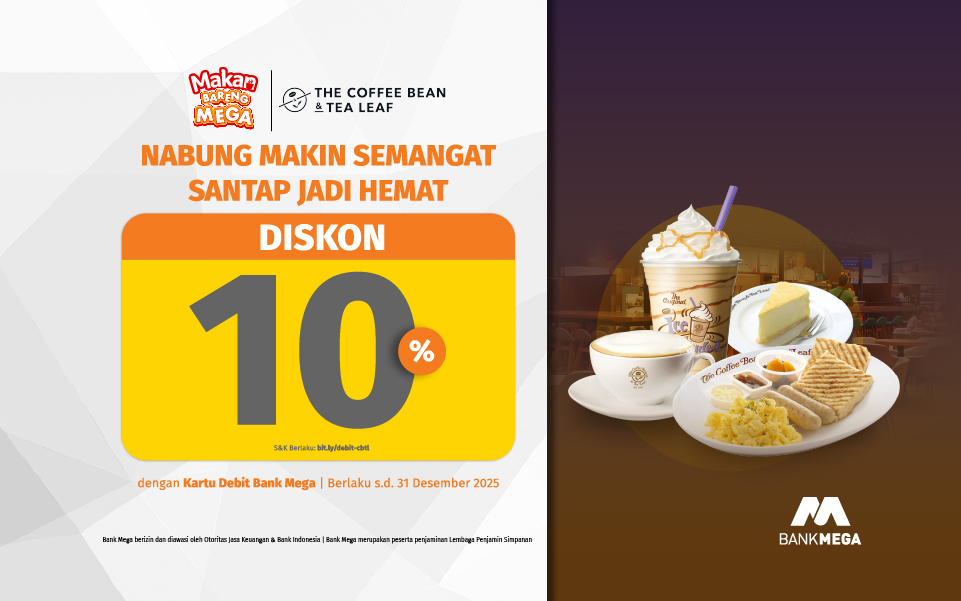 Diskon 10% di The Coffe Bean & Tea Leaf