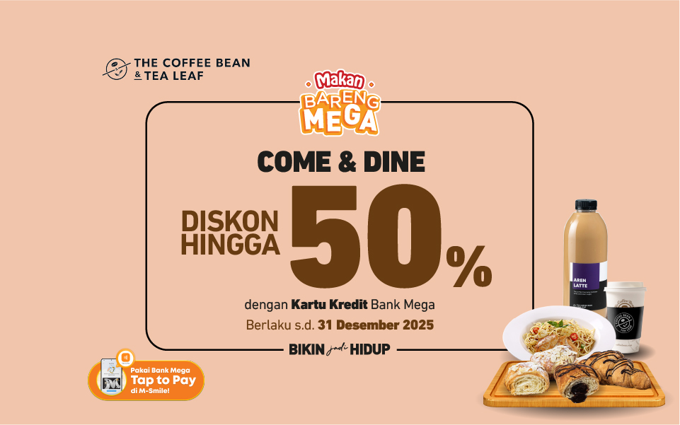 Diskon 50% Coffe Bean