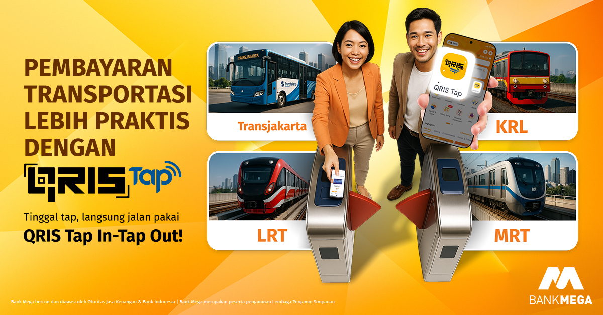 QRIS Tap In Tap Out Bank Mega