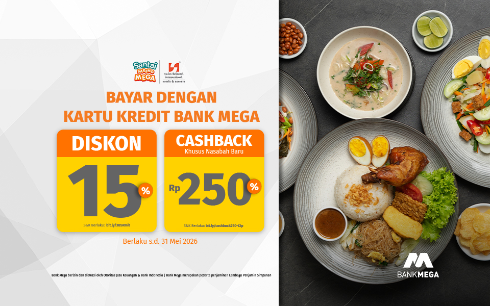 promo swiss-belhotel International dengan kartu kredit Bank Mega