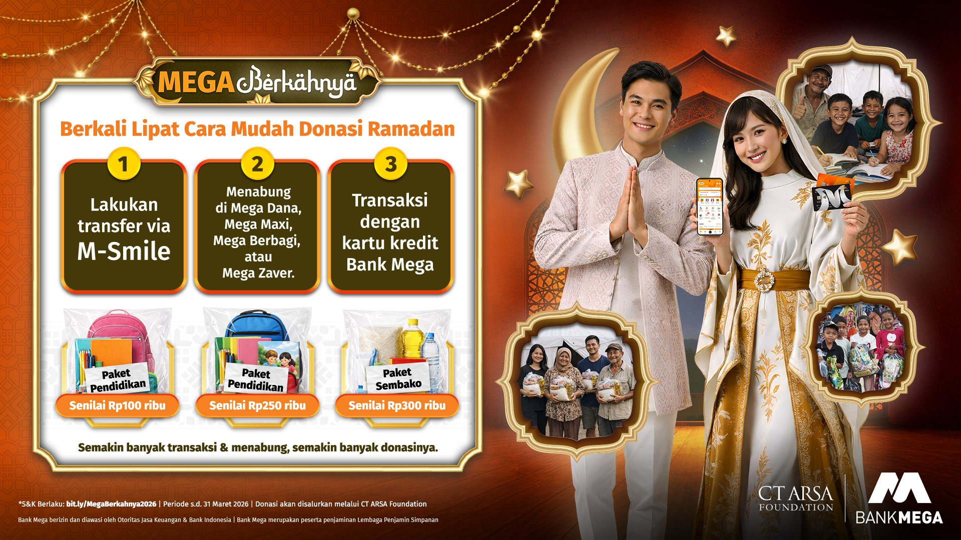 Transaksi dengan Kartu Kredit Bank Mega