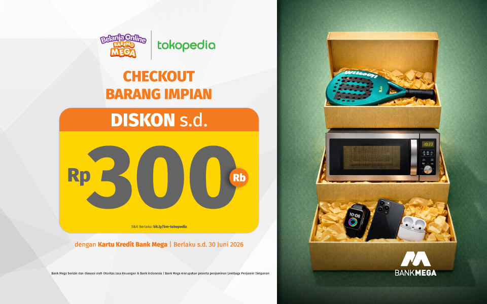 Tokopedia - Diskon hingga Rp500 ribu