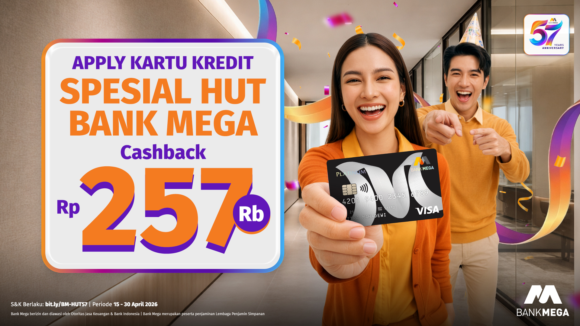 Apply Kartu Kredit Cashback Rp257rb