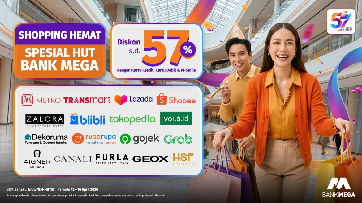 Promo Belanja HUT Bank Mega