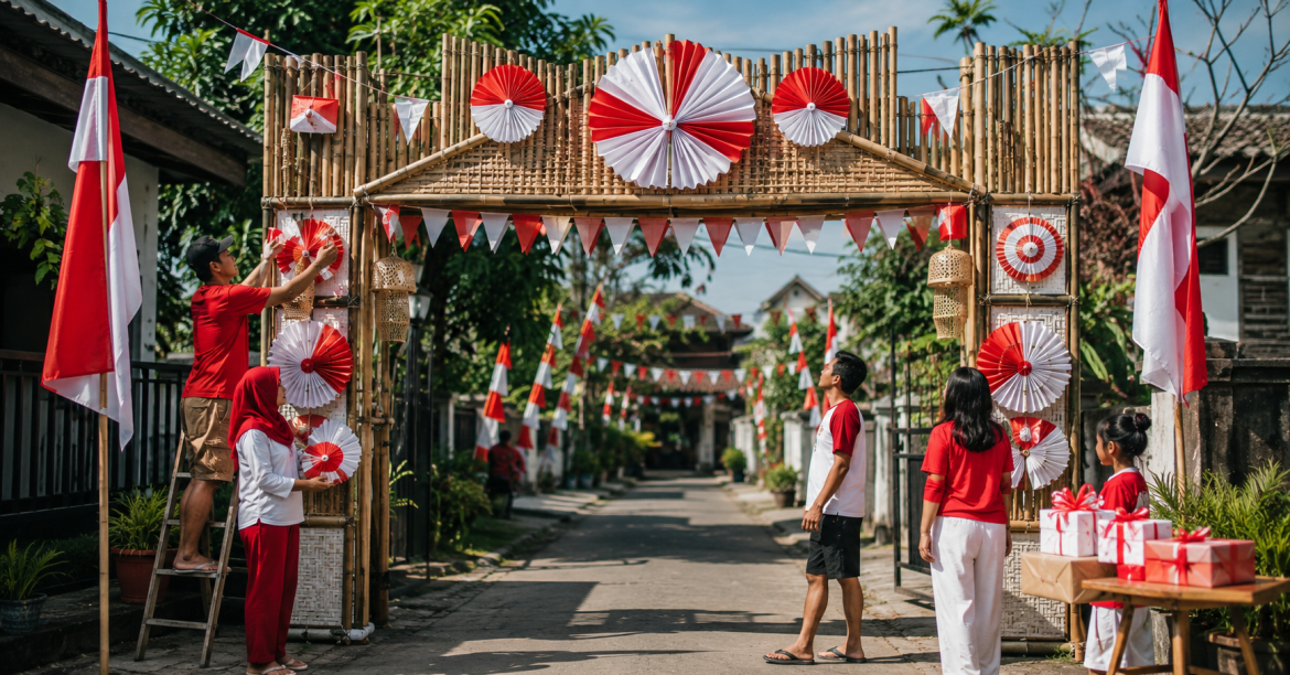 Inspirasi Desain Gapura 17 Agustus yang Kreatif dan Menarik
