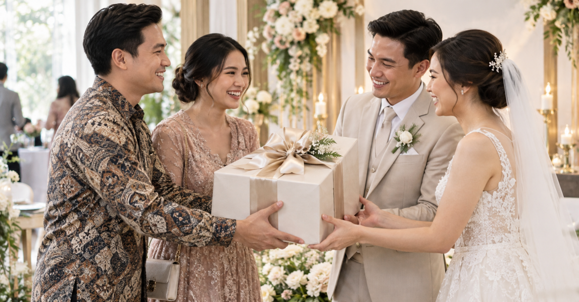 x Ide Kado Pernikahan yang Berkesan untuk Sahabat dan Keluarga